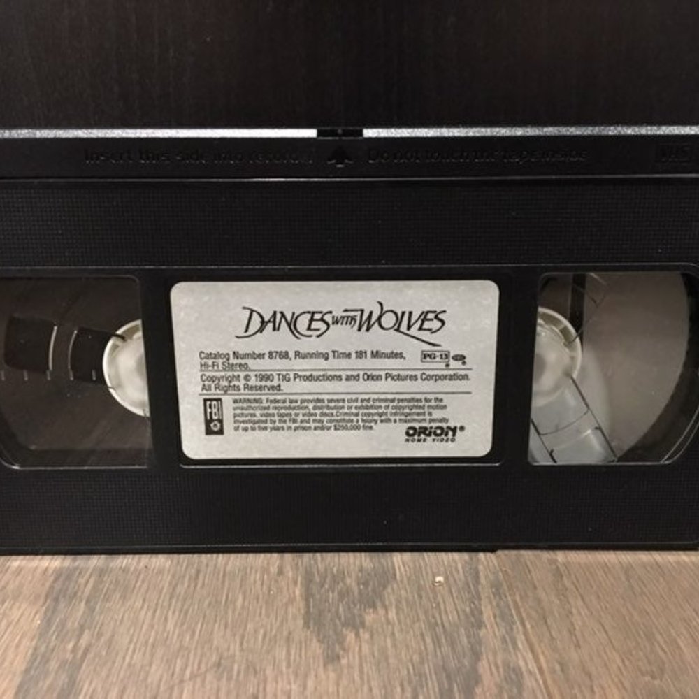 Dances With Wolves VHS Tape - Picture 4 of 5
